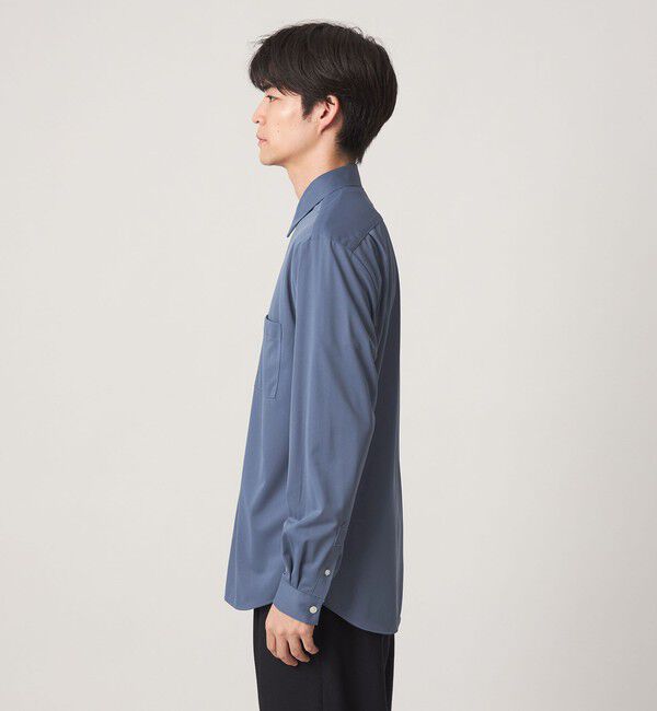 UNITED ARROWS green label relaxing「【WEB限定】JUST fit トリコット ドレープ シャツ」|シャツ・ブラウス|
