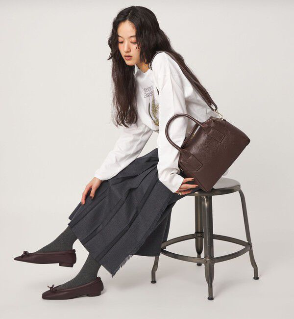 UNITED ARROWS green label relaxing「＜PRATO＞スクエア ボストンバッグ」|ボストンバッグ|