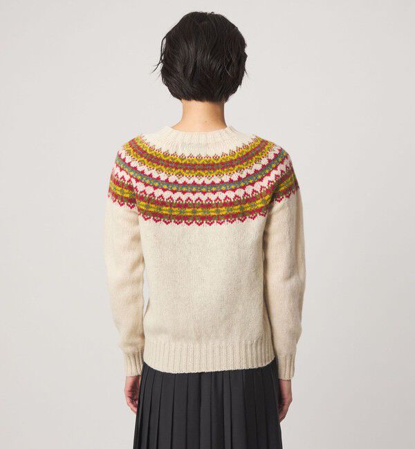 UNITED ARROWS green label relaxing「【別注】＜Harley of Scotland＞ノルディック プルオーバー ニット」|ニット・セーター|