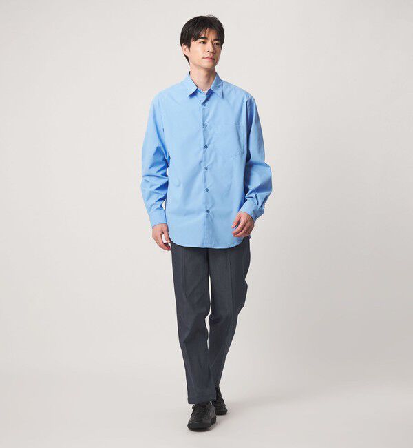 UNITED ARROWS green label relaxing「【WEB限定】JUST fit デニムライク スラックス」|スラックス|