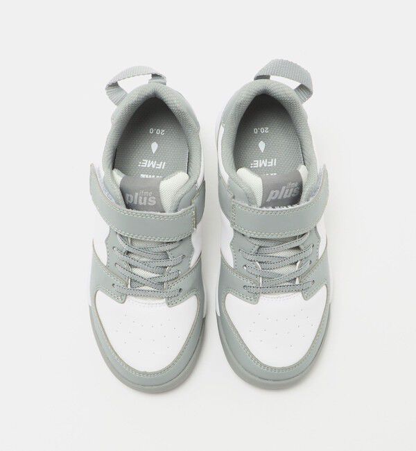 UNITED ARROWS green label relaxing「【別注】＜IFME＞ バイカラー スニーカー / キッズ 20cm-24cm」|スニーカー|MD.GRAY