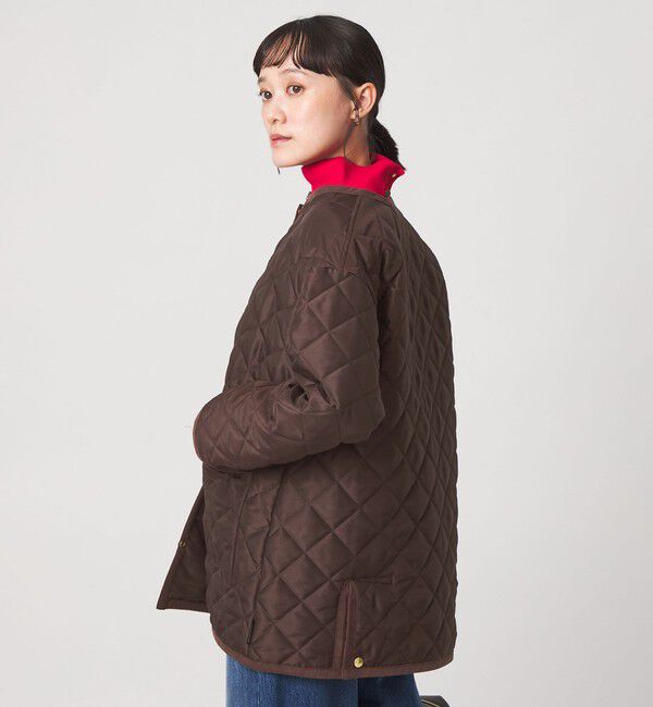 UNITED ARROWS green label relaxing「【別注】＜Traditional Weatherwear＞ARKLEY  Aライン キルティング ミドル ジャケット」|その他|