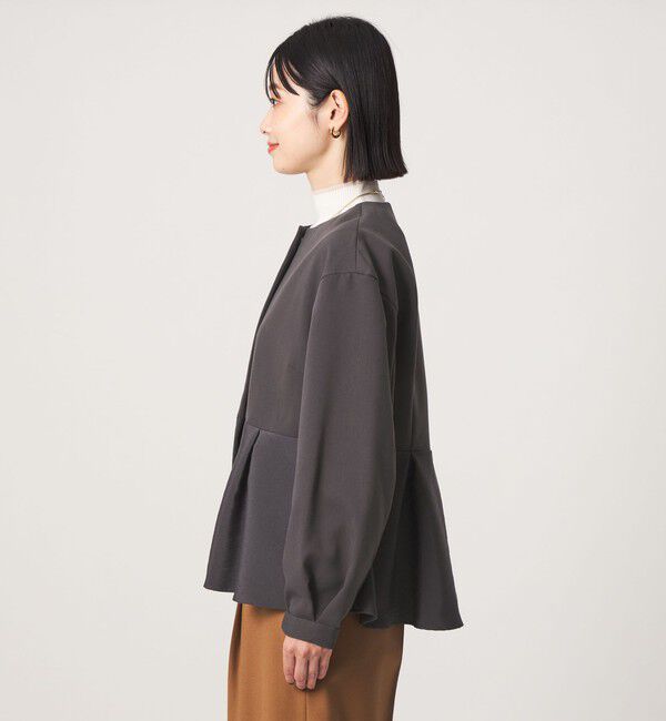 UNITED ARROWS green label relaxing「［size SHORTあり］fleurie(フルリー) ドッキング ジャケット」|ノーカラージャケット|