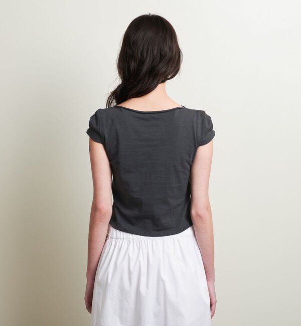 ATTISESSION「＜ATTISESSION＞コットン カップスリーブ Tシャツ」|Tシャツ・カットソー|