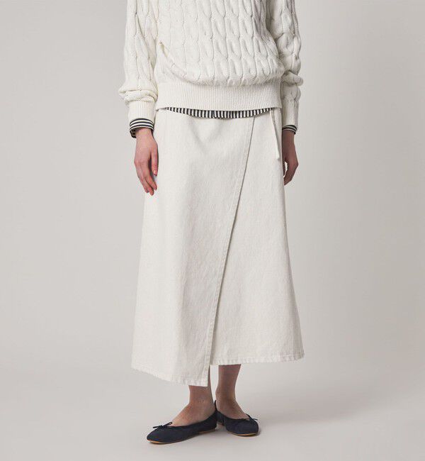 STEVEN ALAN「＜Steven Alan＞コットン ラップ デニムスカート」|スカート|