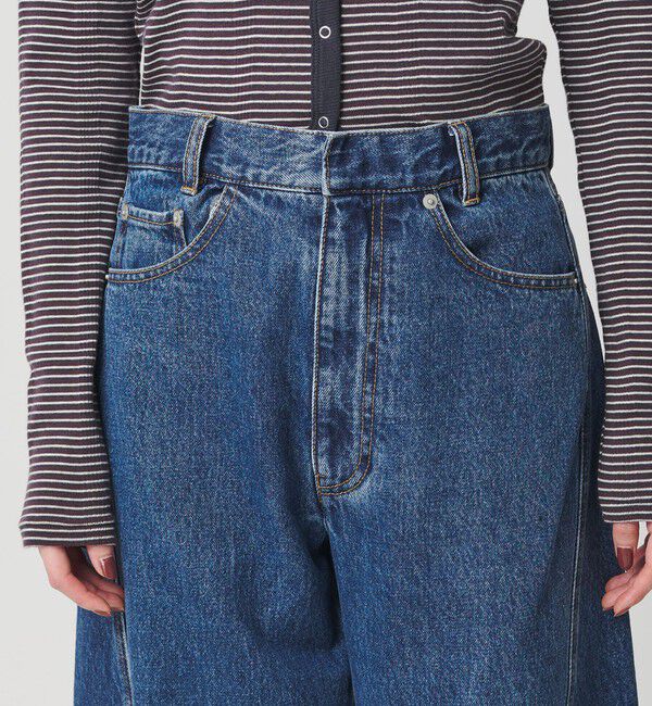 BEAUTY&YOUTH UNITED ARROWS「【WEB限定】カーブ デニムパンツ」|デニム|