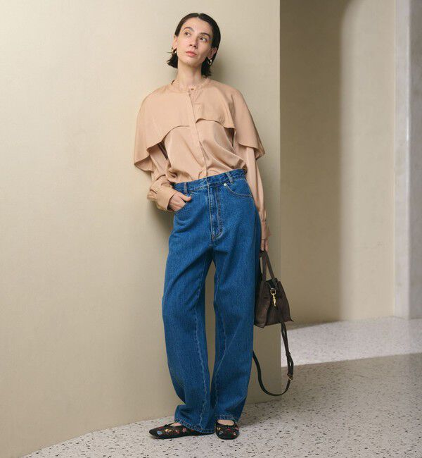 BEAUTY&YOUTH UNITED ARROWS「【WEB限定】カーブ デニムパンツ」|デニム|
