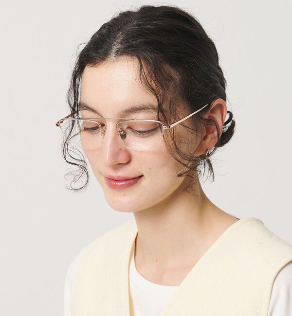 BEAUTY&YOUTH UNITED ARROWS「＜heyep＞ブリッジレス ハーフフレームメガネ」|メガネ|