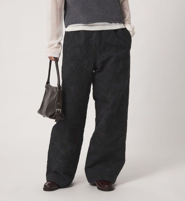 BEAUTY&YOUTH UNITED ARROWS「ジャガード ペイズリー エンブロイダリー ドローストリングパンツ」|その他|