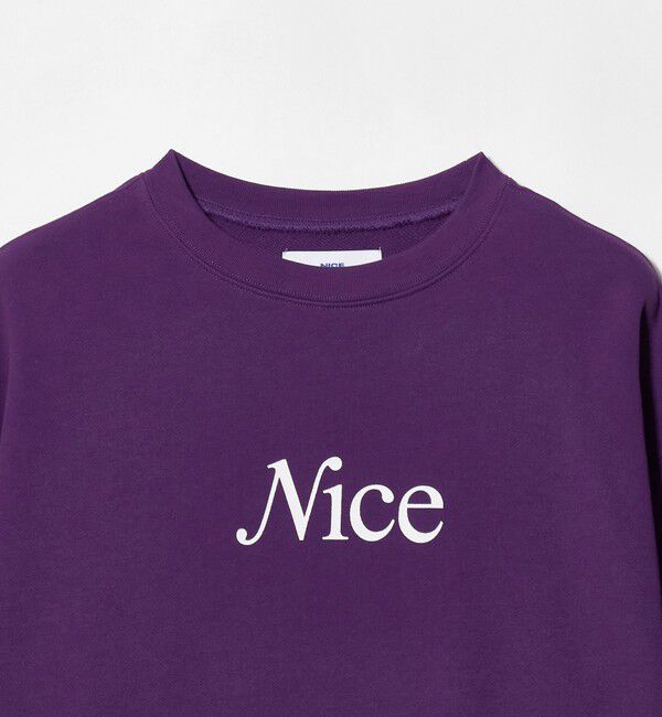 NICE WEATHER「＜NICE WEATHER＞NICE ロゴスウェット」|スウェット・ジャージ|