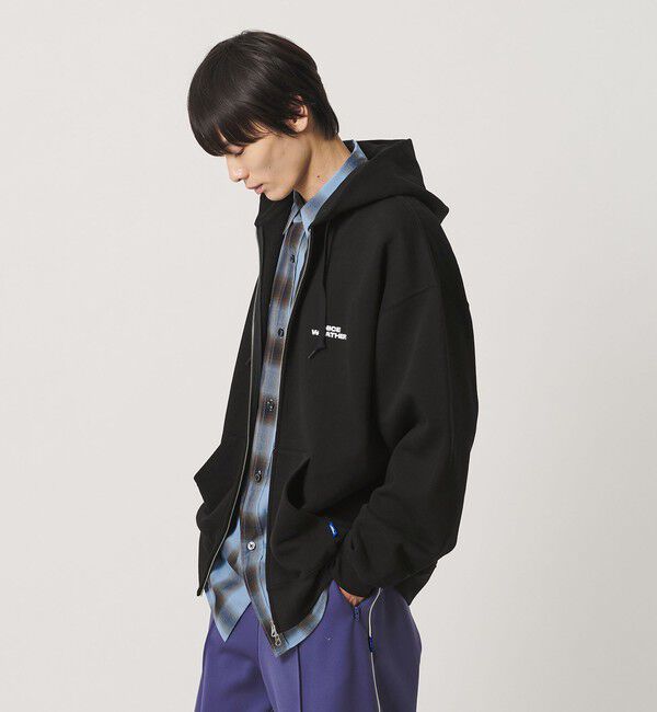 NICE WEATHER「＜NICE WEATHER＞ロゴ ジップフーディ」|パーカー|
