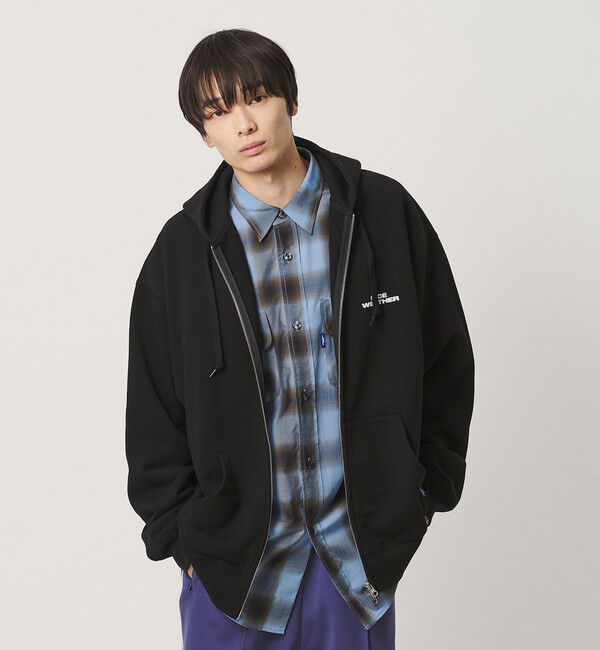 NICE WEATHER「＜NICE WEATHER＞ロゴ ジップフーディ」|パーカー|