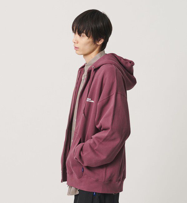 NICE WEATHER「＜NICE WEATHER＞ロゴ ジップフーディ」|パーカー|