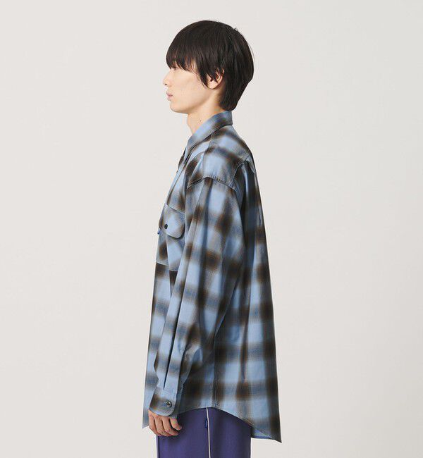 NICE WEATHER「＜NICE WEATHER＞ビッグチェック シャツ」|シャツ・ブラウス|