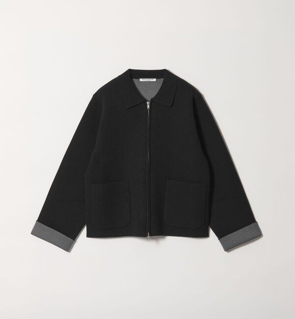 BEAUTY&YOUTH UNITED ARROWS「【WEB限定 Wardrobe DAILY MINIMAL】バイカラー ジップ カーディガン」|カーディガン|