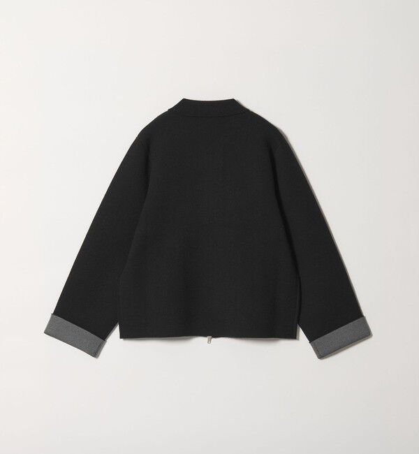 BEAUTY&YOUTH UNITED ARROWS「【WEB限定 Wardrobe DAILY MINIMAL】バイカラー ジップ カーディガン」|カーディガン|