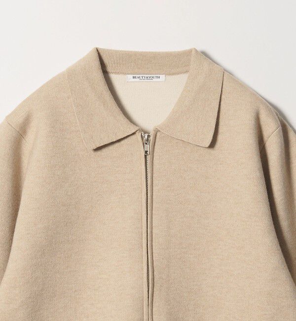 BEAUTY&YOUTH UNITED ARROWS「【WEB限定 Wardrobe DAILY MINIMAL】バイカラー ジップ カーディガン」|カーディガン|