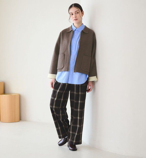BEAUTY&YOUTH UNITED ARROWS「【WEB限定 Wardrobe DAILY MINIMAL】バイカラー ジップ カーディガン」|カーディガン|