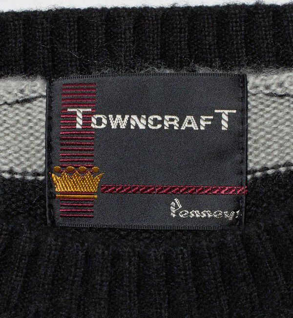 BEAUTY&YOUTH UNITED ARROWS「【別注】＜TOWNCRAFT＞ボーダー ロングスリーブ ニット」|ニット・セーター|