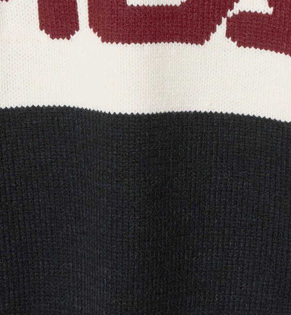 NICE WEATHER「＜FILA＞クルーネック ニット」|ニット・セーター|
