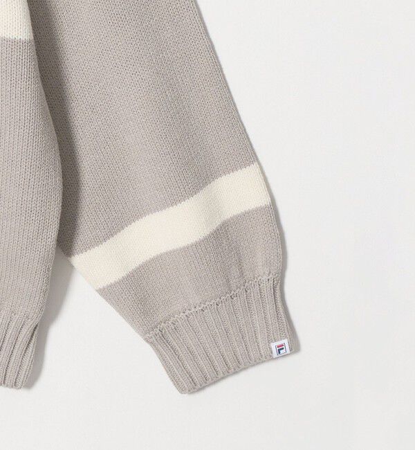 NICE WEATHER「＜FILA＞クルーネック ニット」|ニット・セーター|