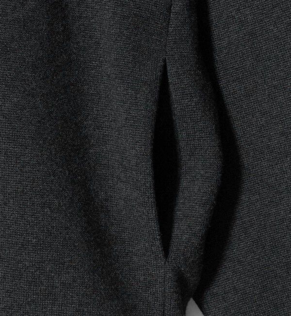 BEAUTY&YOUTH UNITED ARROWS「コットン カシミヤ ミラノリブ スウェットライク ニット パーカー」|ニット・セーター|