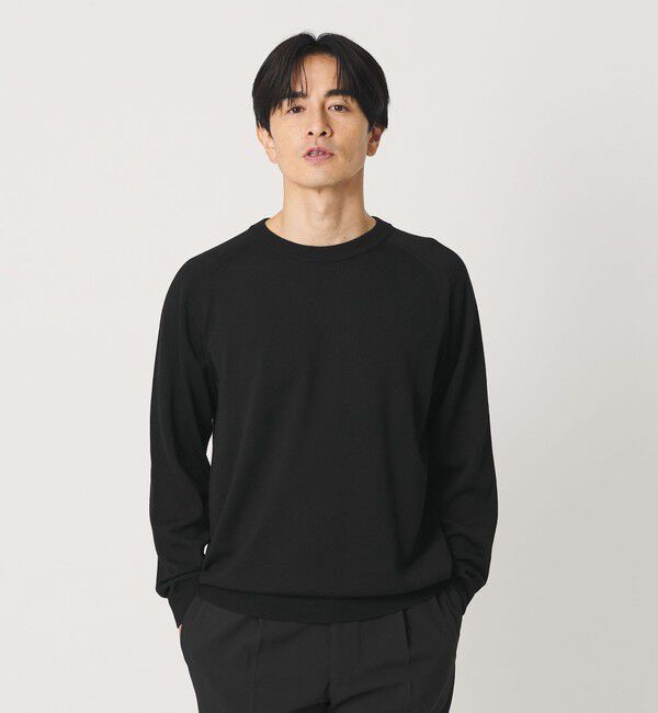 BEAUTY&YOUTH UNITED ARROWS「SUPER130 ウール クルーネック ニット ウォッシャブル」|ニット・セーター|