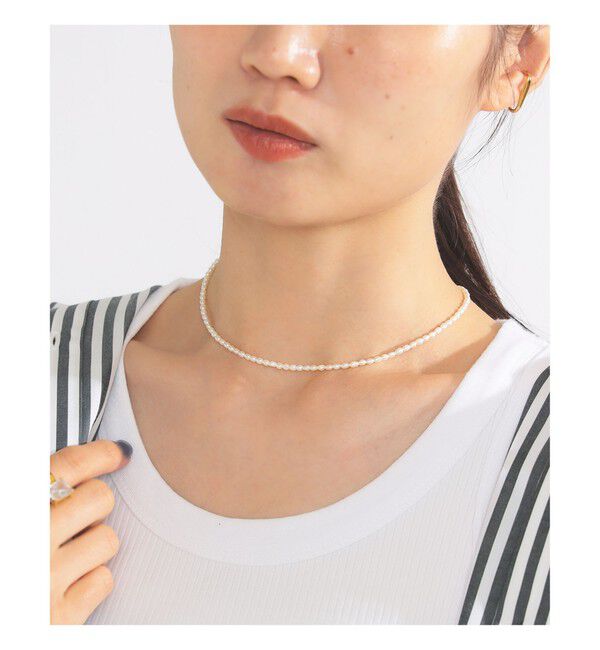 BEAMS SELECTION for WOMEN「les bon bon / blanc pearl チョーカー」|その他|WHITE