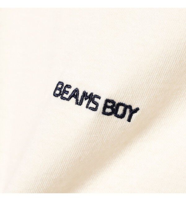 BEAMSBOY「ボーイ エンブロイダリー クルー Tシャツ」|Tシャツ・カットソー|