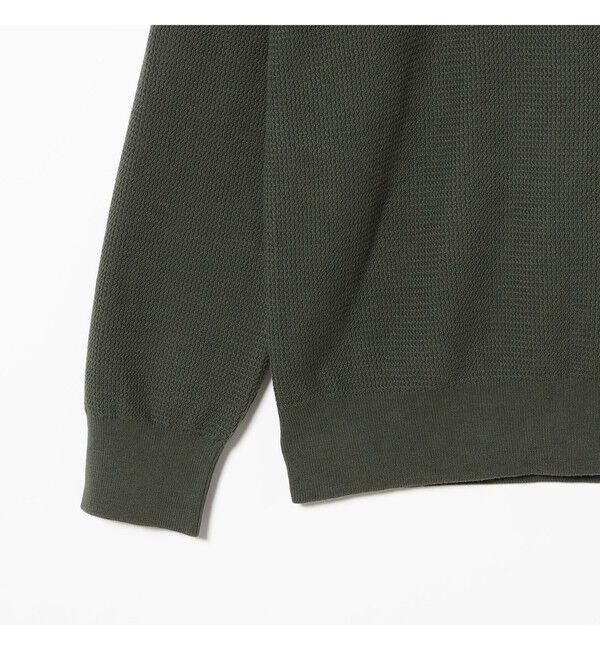 BEAMS「BEAMS｜【別注】FRED PERRY / Skipper Knit Long Sleeve Polo Shirt」|Tシャツ・カットソー|