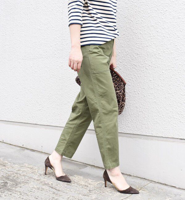 SHIPS for women「【WEB限定】ストレッチ ベーシック ベイカー パンツ」|その他|