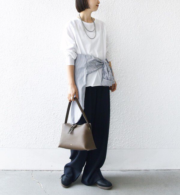 SHIPS for women「〈手洗い可能〉ベースボール TEE」|Tシャツ・カットソー|