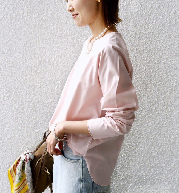 SHIPS for women「〈手洗い可能〉ベースボール TEE」|Tシャツ・カットソー|