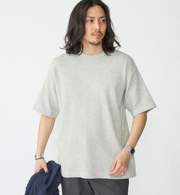 SHIPS「SHIPS: ベーシック ワッフル ショートスリーブ」|Tシャツ・カットソー|