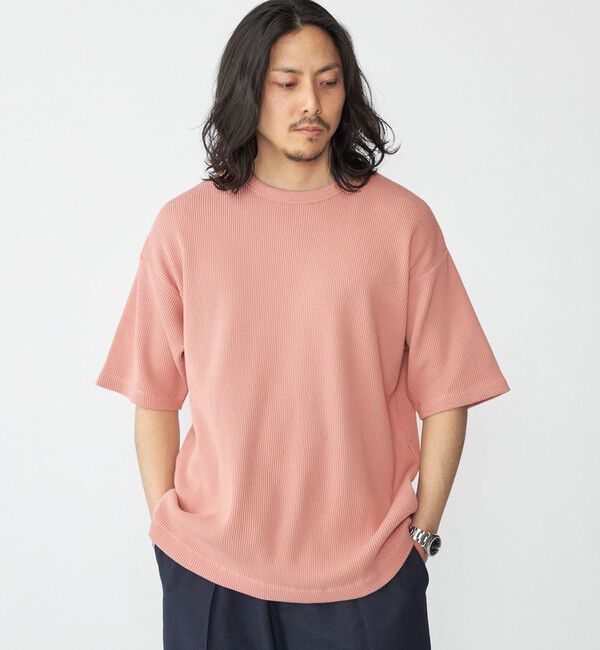 SHIPS「SHIPS: ベーシック ワッフル ショートスリーブ」|Tシャツ・カットソー|