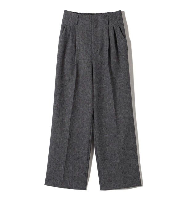 SHIPS for women「〈手洗い可能〉TUMUGITO(R) シャーク ツイード タック パンツ」|その他|