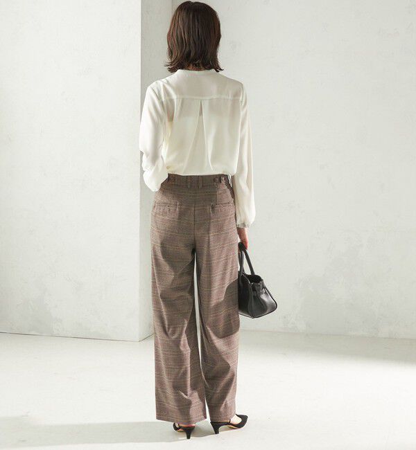 SHIPS for women「〈手洗い可能〉DELEGANT  ストレート パンツ（セットアップ対応）」|その他|