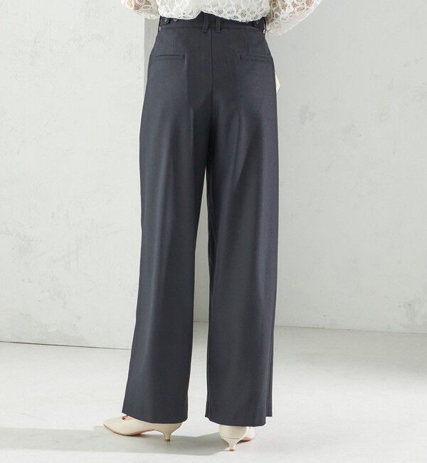 SHIPS for women「〈手洗い可能〉DELEGANT  ストレート パンツ（セットアップ対応）」|その他|