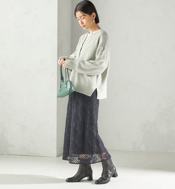 SHIPS for women「〈手洗い可能〉ウール カシミヤ 2WAY プルオーバー」|ニット・セーター|