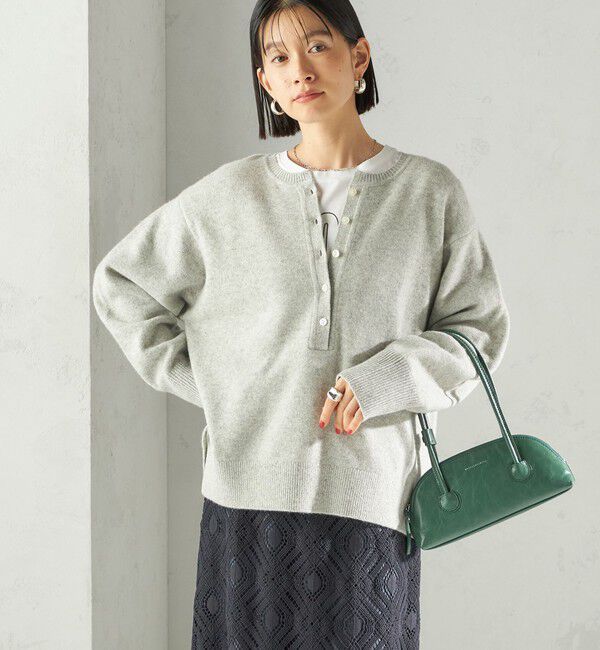 SHIPS for women「〈手洗い可能〉ウール カシミヤ 2WAY プルオーバー」|ニット・セーター|