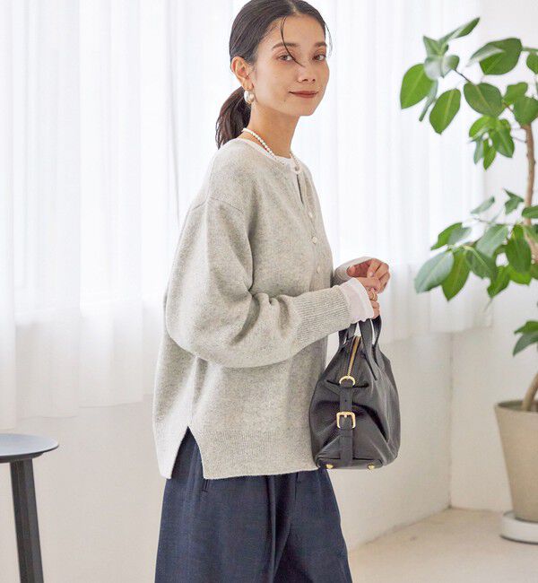 SHIPS for women「〈手洗い可能〉ウール カシミヤ 2WAY プルオーバー」|ニット・セーター|
