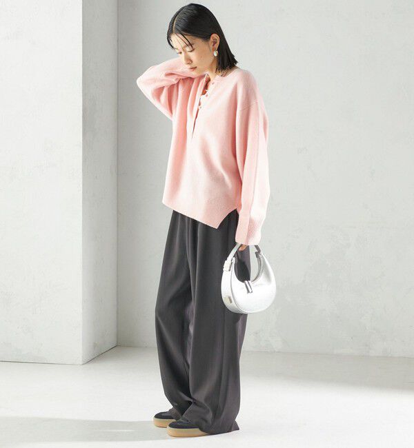 SHIPS for women「〈手洗い可能〉ウール カシミヤ 2WAY プルオーバー」|ニット・セーター|