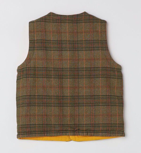 SHIPS「ORIGINAL MADRAS TRADING COMPANY: REVERSIBLE FLECKED WEAVE VEST」|ダウンベスト・ベスト|