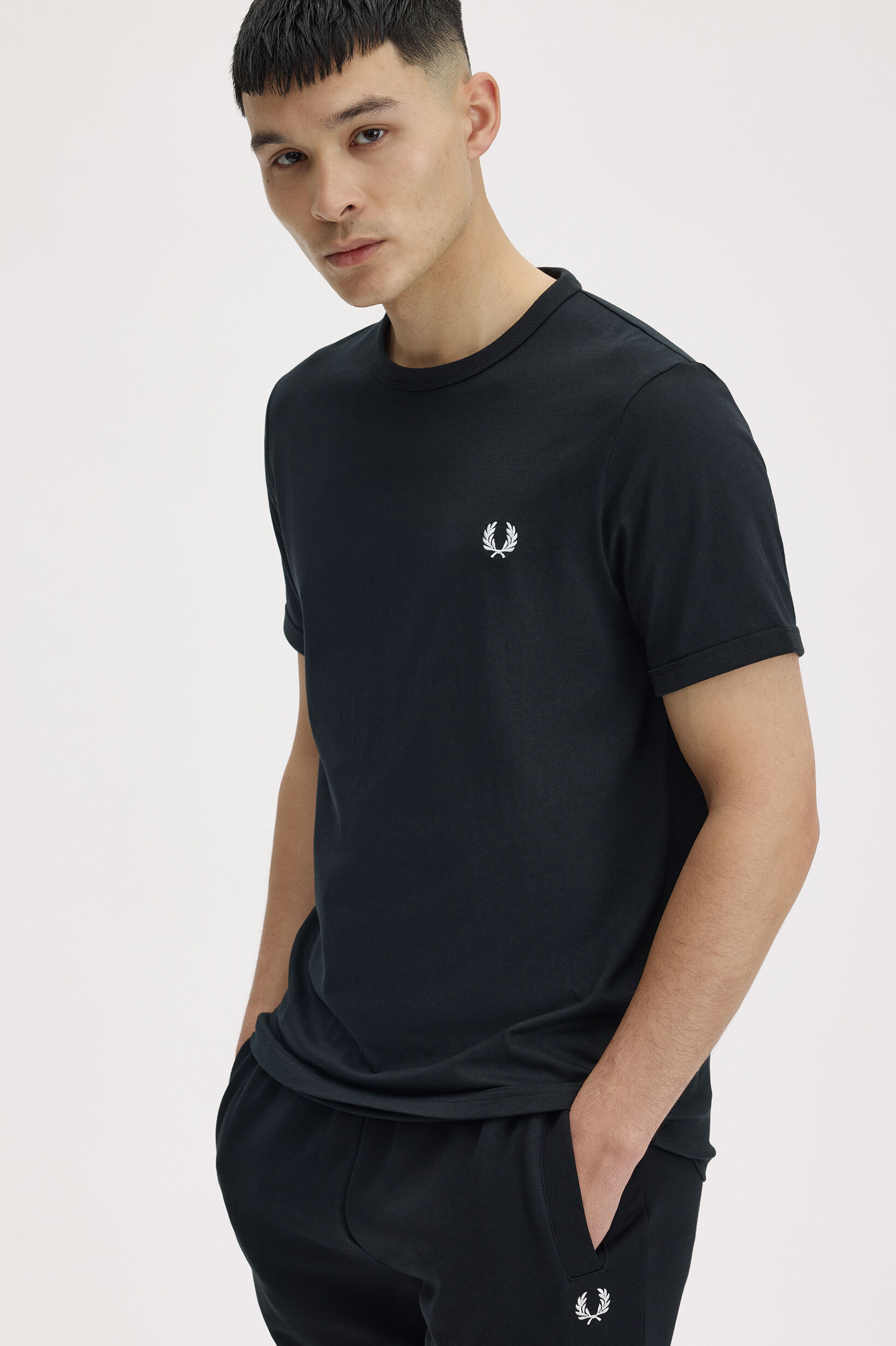 FRED PERRY 「FRED PERRY／Ringer T-Shirt／リンガーTシャツ」|Tシャツ・カットソー|BLACK