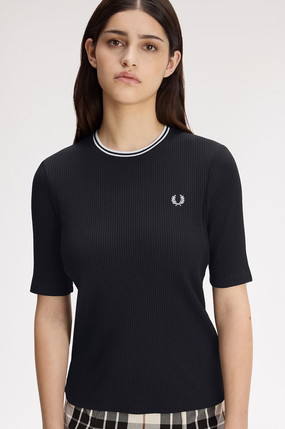 FRED PERRY 「Twin Tipped Ribbed T-Shirt／ツインティップリブTシャツ」|Tシャツ・カットソー|