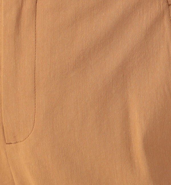 MACPHEE「レーヨンリネンコットン フレアクロップドパンツ」|その他|