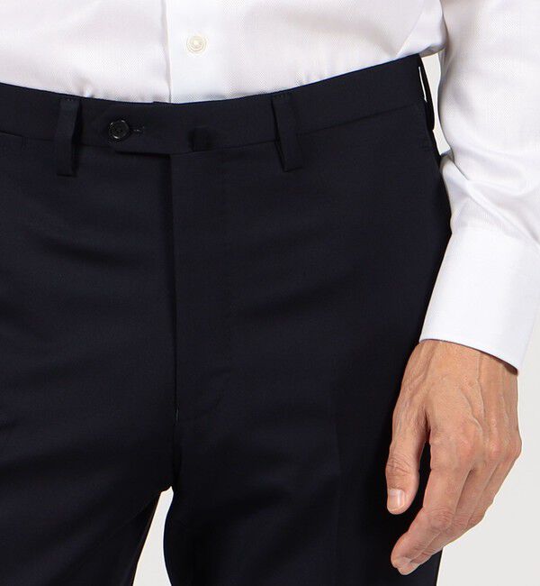 TOMORROWLAND MENS「ウールツイル ノープリーツスリムスラックス HORIZON TWILL  E.Zegna」|スラックス|
