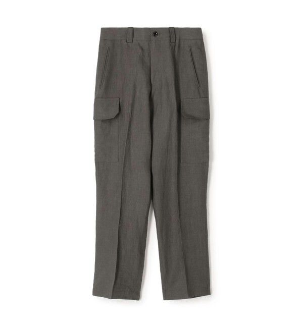 TOMORROWLAND MENS「60リネン カーゴパンツ」|カーゴ|57 カーキ