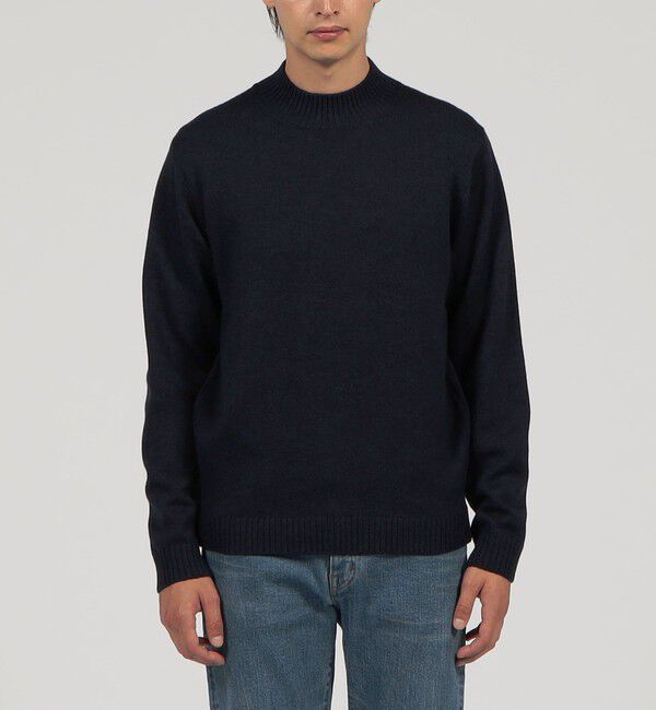 TOMORROWLAND MENS「TOMORROWLAND tricot メリノベーシック モックネックプルオーバー」|ニット・セーター|
