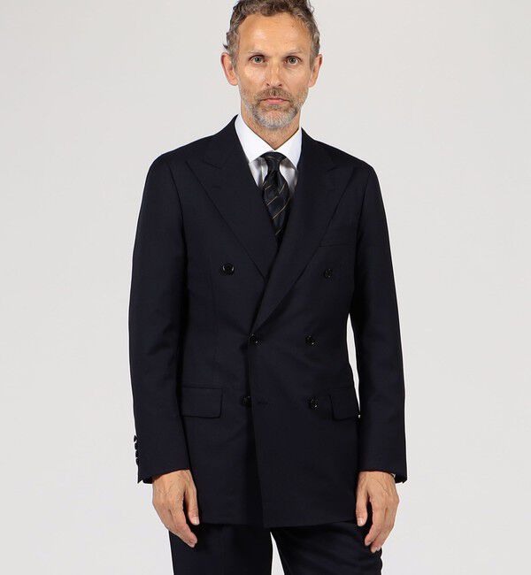 TOMORROWLAND MENS「ウールツイル ダブルブレステッド6Bジャケット HORIZON TWILL E.Zegna」|テーラードジャケット|